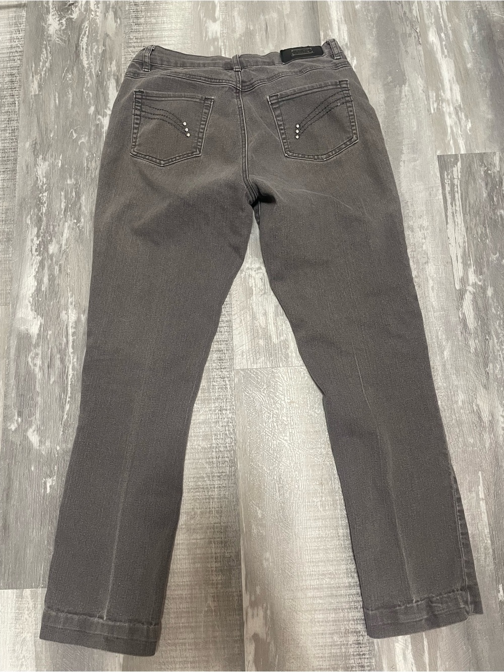 Simon Chang Grey Straight Leg Jeans